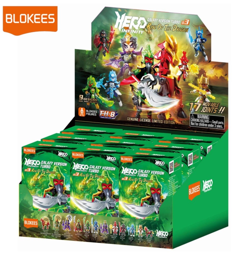 Display Mini-Maquettes Hero Infinity Galaxy Version Turbo 03 - Rise Of The Dragon (9 Blind Box)