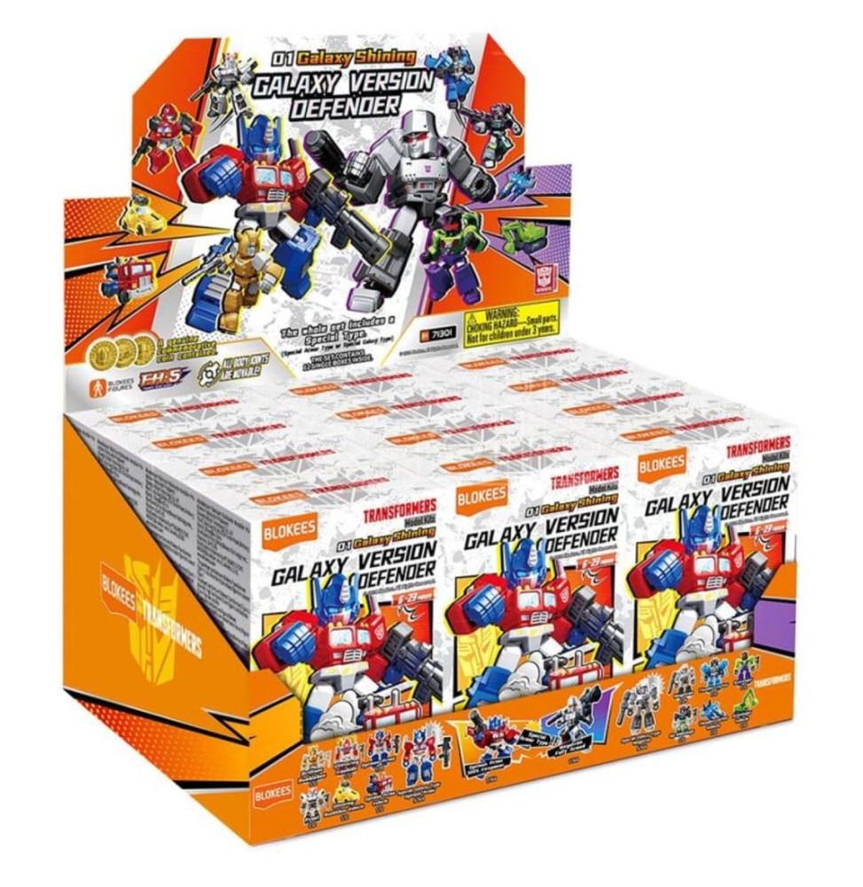 Figurine Transformers – Blokees Defender Version 01 (Pack de 12)