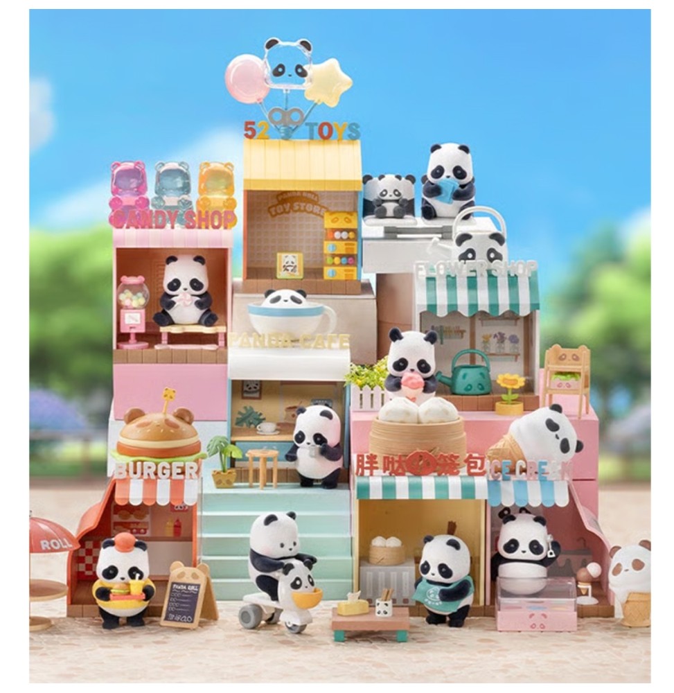 Display Mini Figurines Panda Roll - Shopping Street (6 Blind Box)
