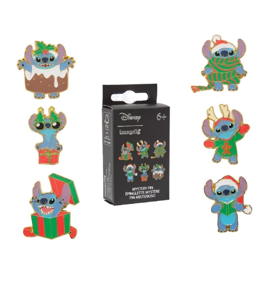 Pins Loungefly Disney - Stitch Holiday (Modèle Aléatoire)