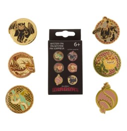 Pins Loungefly How To Train Your Dragon - Dragons Lot de 12 (Modèle Aléatoire)