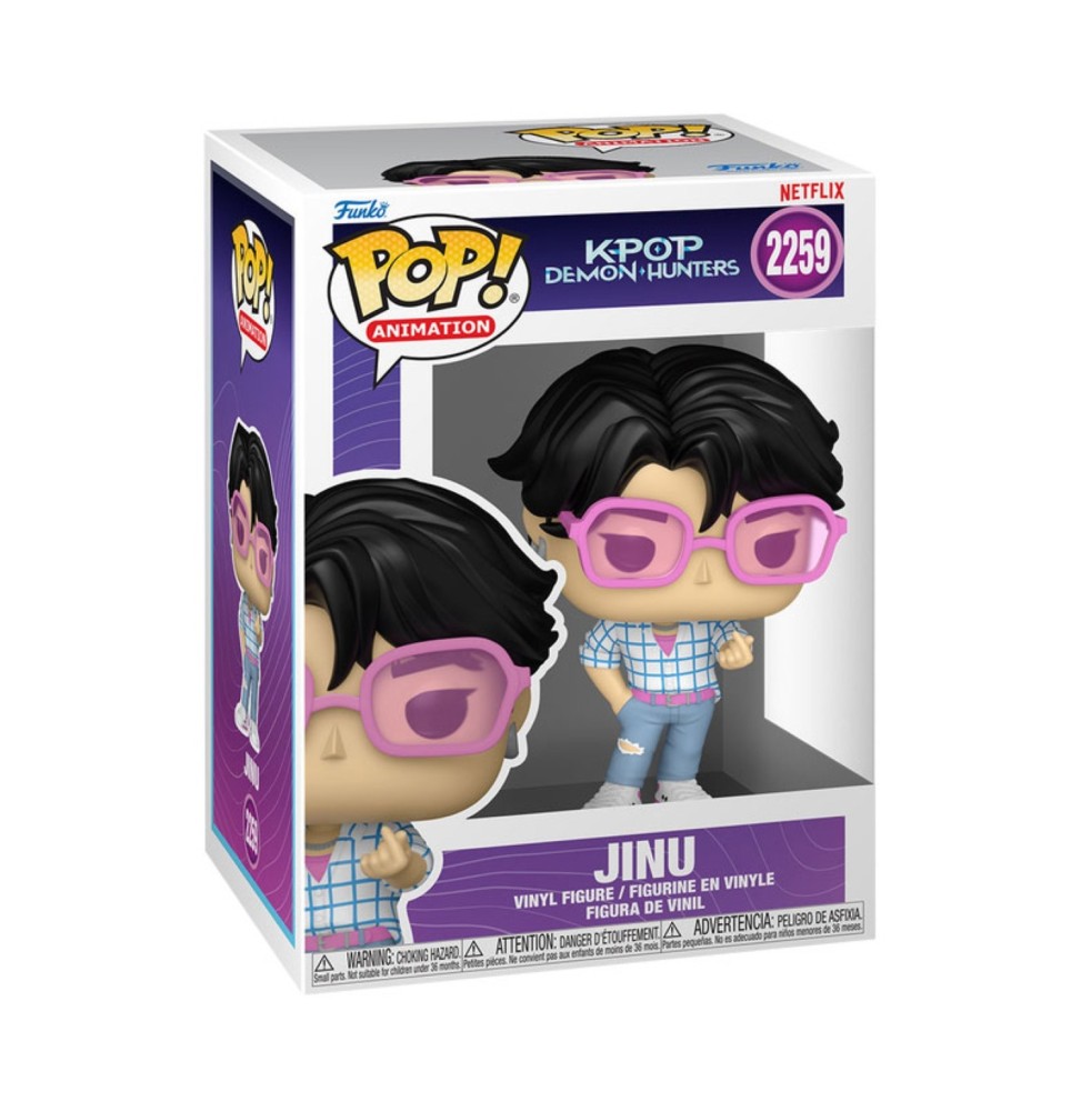 Funko Pop ! K-Pop Demon Hunters - Jinu (Chance Aléatoire CHASE)