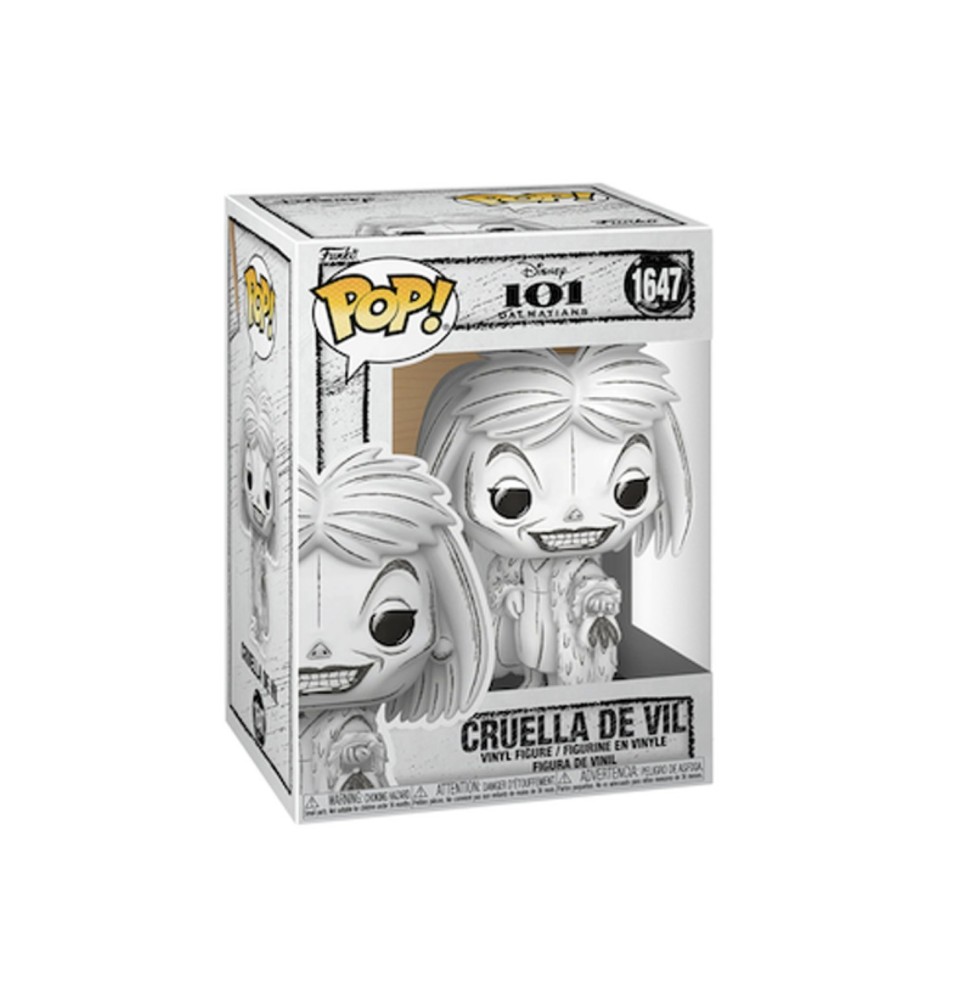 Funko Pop ! Disney Sketched - Cruella d’Enfer