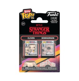 Funko Bitty Pop ! Stranger Things - Pack de 2 : Eleven & Demogorgon