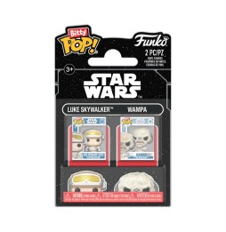 Funko Bitty Pop ! Star Wars - Pack de 2 : Luke Skywalker & Wampa