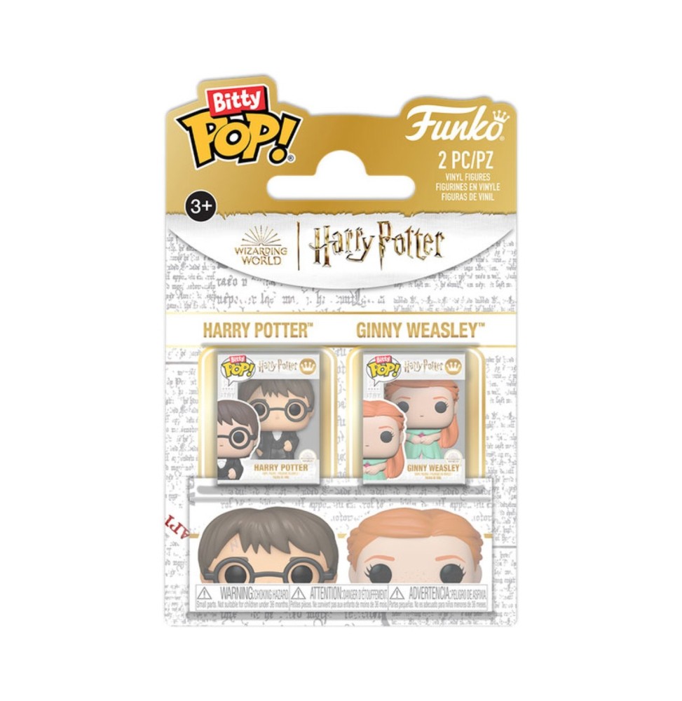 Funko Bitty Pop ! Harry Potter - Pack de 2 : Harry Potter & Ginny Weasley