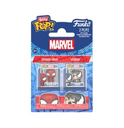 Funko Bitty Pop ! Marvel - Pack de 2 : Spider-Man & Venom