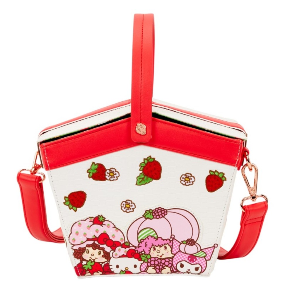 Hello Kitty Loungefly - Sac à Main : Sanrio x Strawberry Shortcake