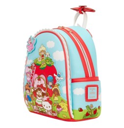 Hello Kitty Loungefly - Mini Sac à Dos : Sanrio x Strawberry Shortcake