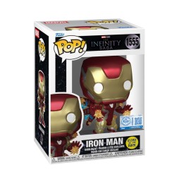 Funko Pop Plus ! Marvel Avengers Endgame - Iron Man Beams (Glow)