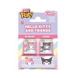 Funko Bitty Pop ! Hello Kitty - Pack de 2 : My Melody & Kuromi