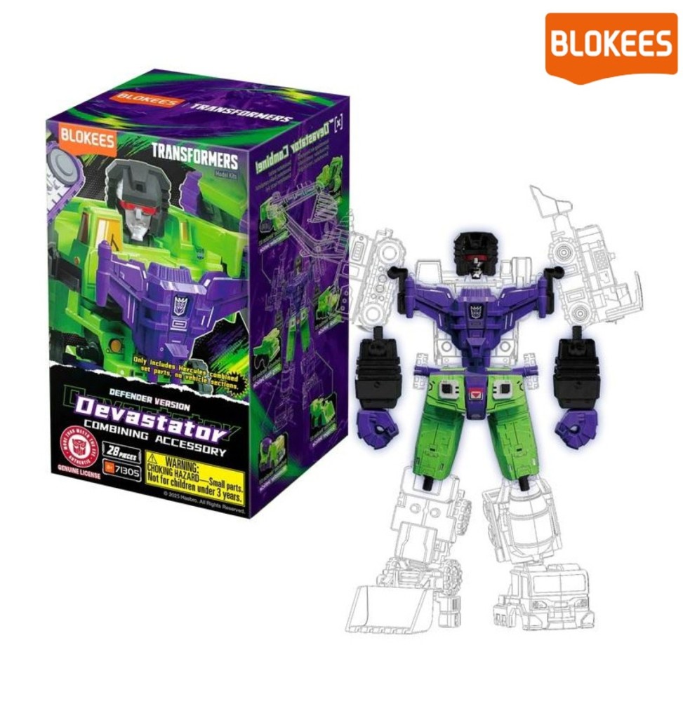 Transformers Blokees Defender - Accessoire Devastator Combiné (01, 02, 03)