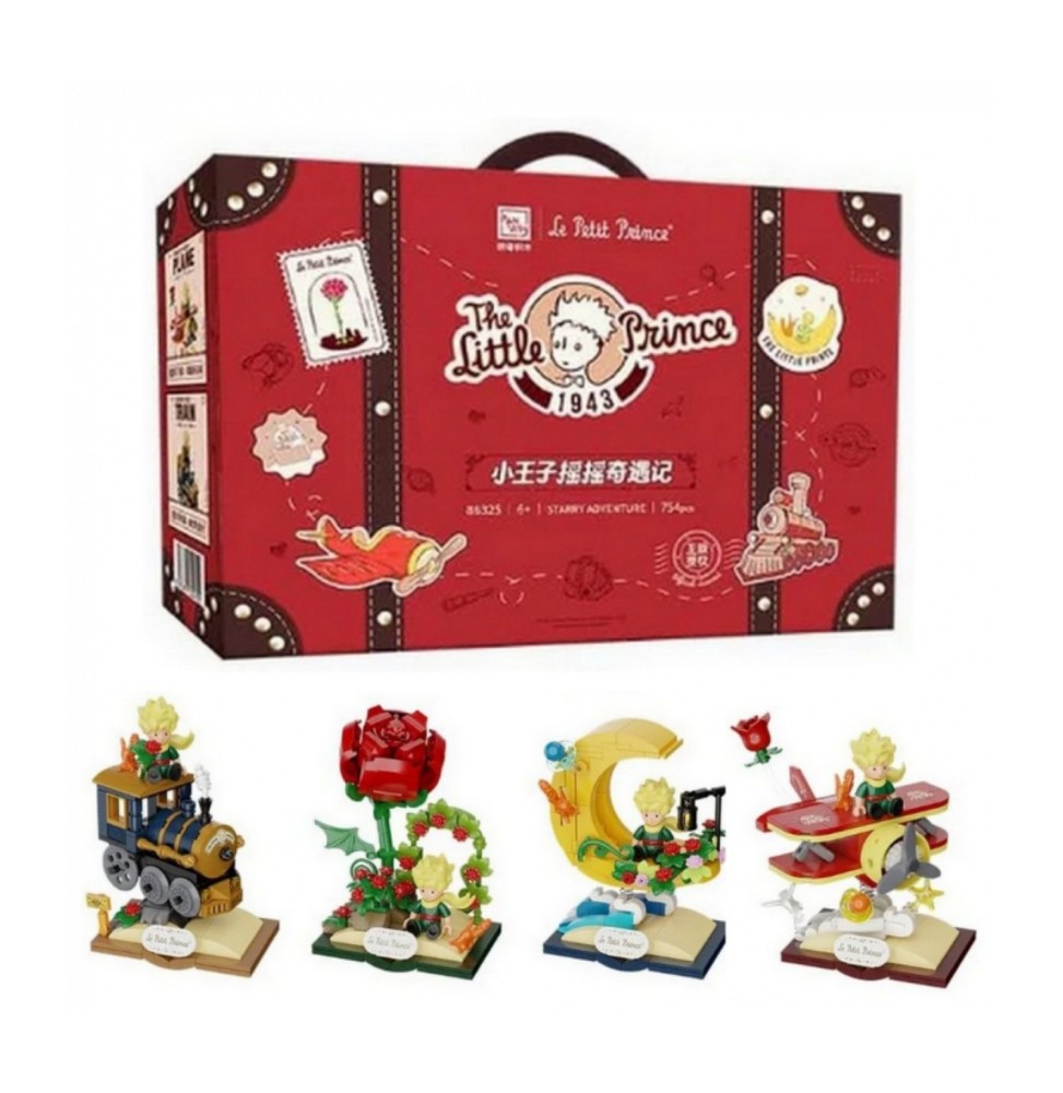 Le Petit Prince Pantasy 86325 - Starry Adventure (Set Voyage 4 Pièces, 16 cm)