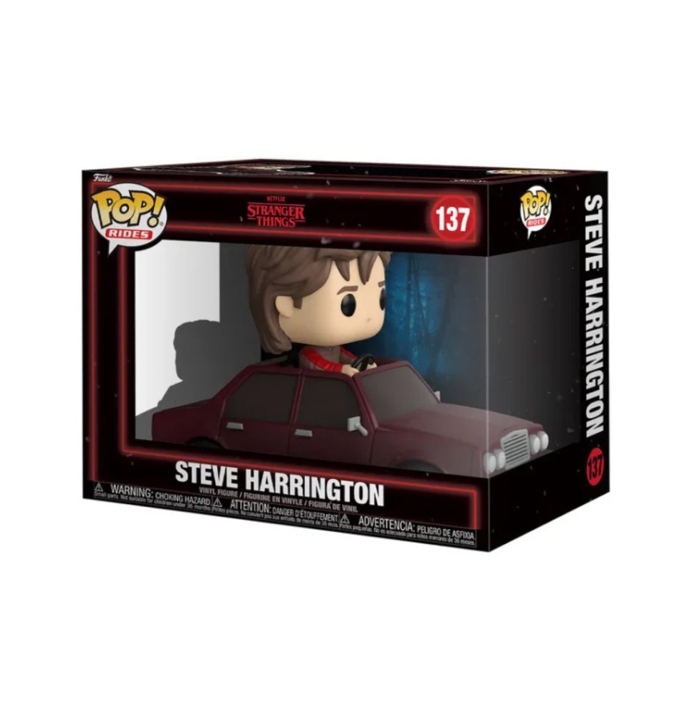 Funko Pop Rides ! Stranger Things - Steve Harrington en Voiture (Saison 5)