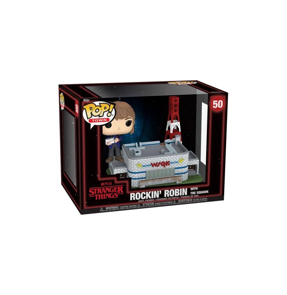 Funko Pop Town ! Stranger Things - Rockin’ Robin Squawk (Saison 5)