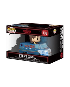 Funko Pop Rides Deluxe ! Stranger Things - Steve Harrington Squawk Van (Saison 5)