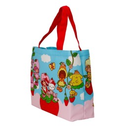 Hello Kitty Loungefly - Tote Bag Tissu : Sanrio x Strawberry Shortcake