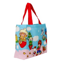 Hello Kitty Loungefly - Tote Bag Tissu : Sanrio x Strawberry Shortcake