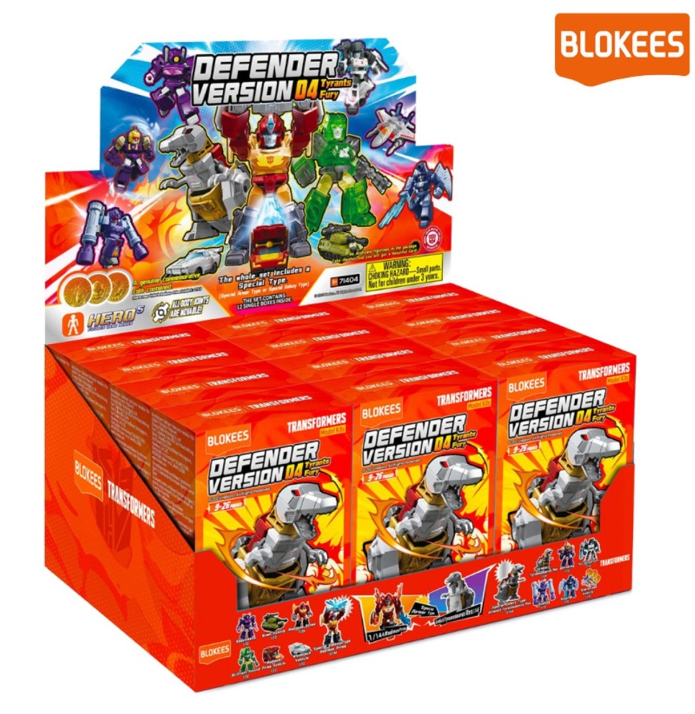 Transformers Blokees Defender - Version 04 : Tyrant’s Fury (Assortiment de 12)