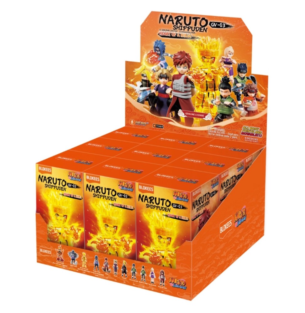 Naruto Blokees Galaxy - Version 03 : Ninja Spirit (Assortiment de 9)