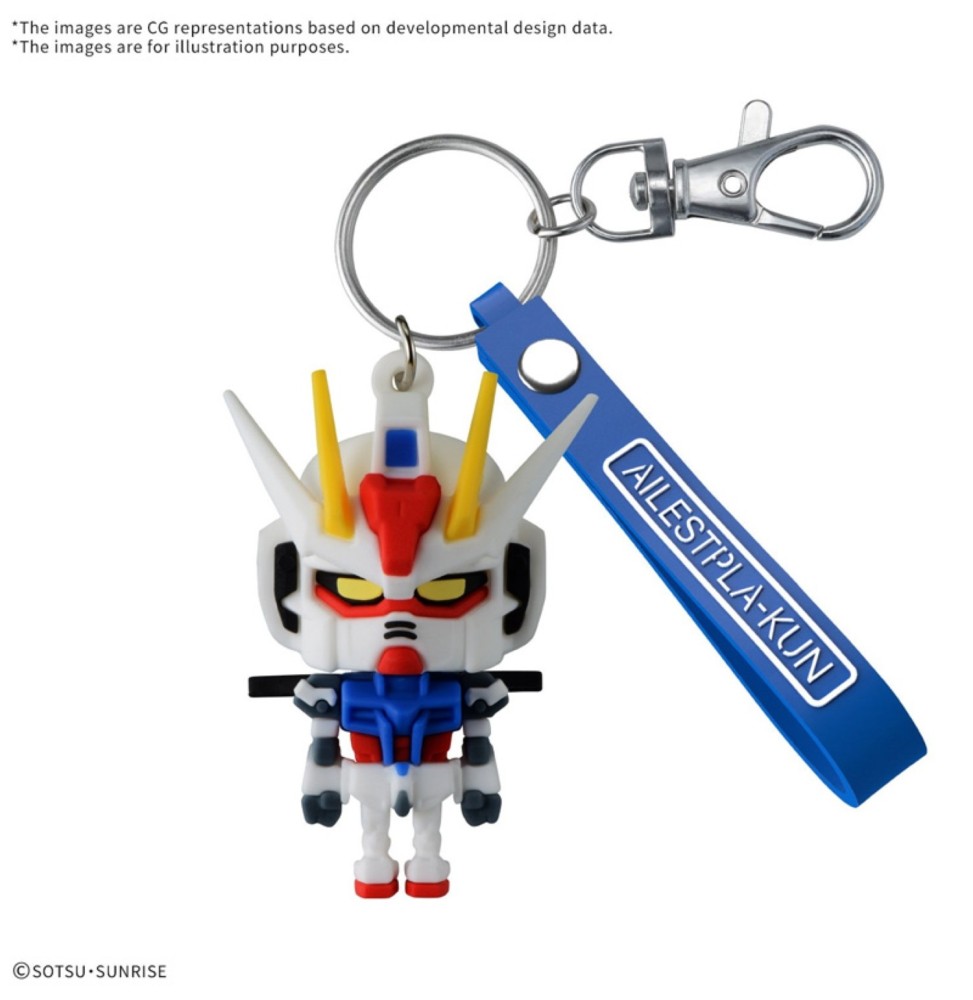 Porte-Clés Gundam - Mascotte 3D Rubber : Aile Stpla-Kun