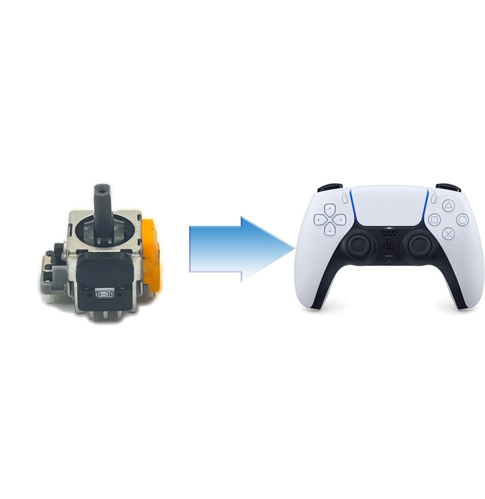 Changement Joystick Hall Effect (magnétique) Manette PS5