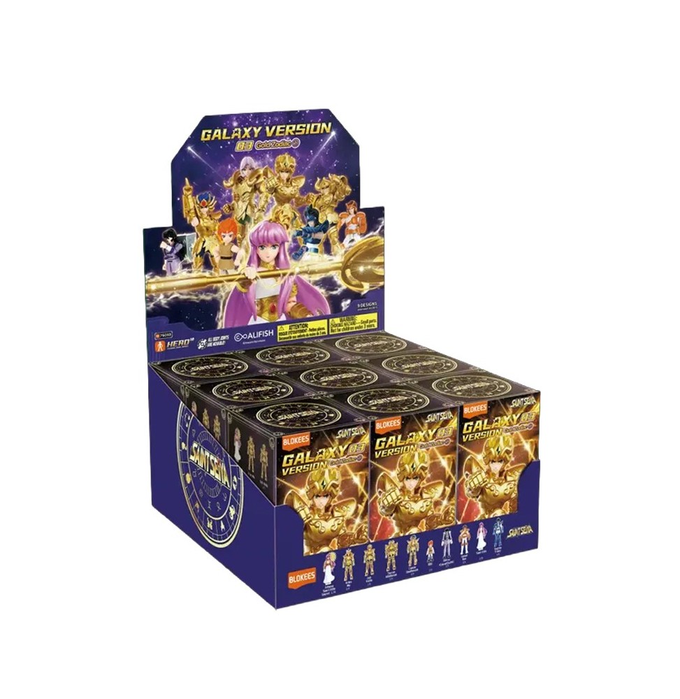 Display Mini-Maquettes Blokees Saint Seiya Galaxy Version 03 (9 Blind Box)