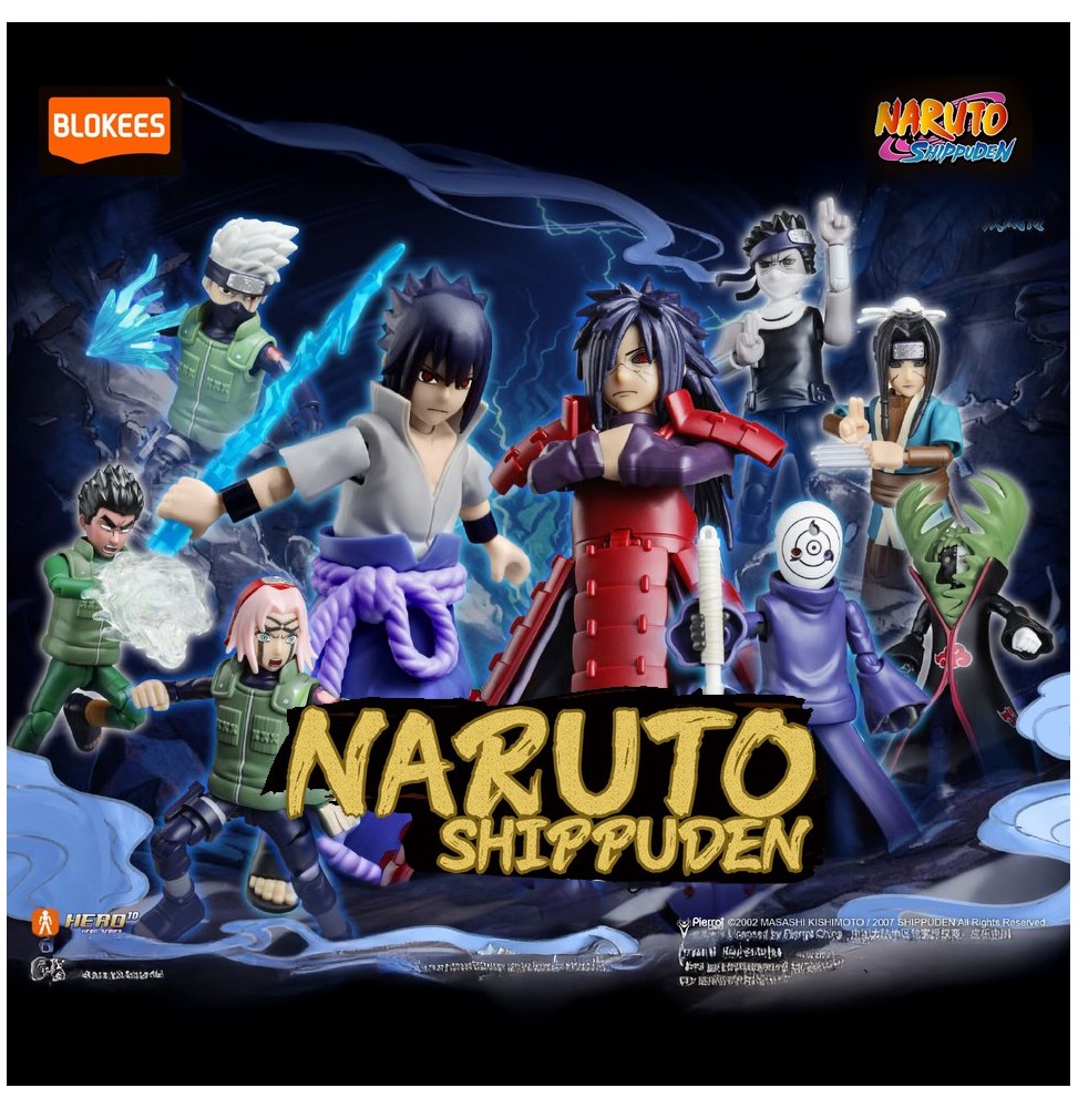 Display Mini-Maquettes Blokees Naruto Galaxy Version 04 - War Begins (9 Blind Box)