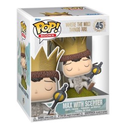 Funko Pop ! Max et Les Maximonstres - Max with Scepter (10 cm)