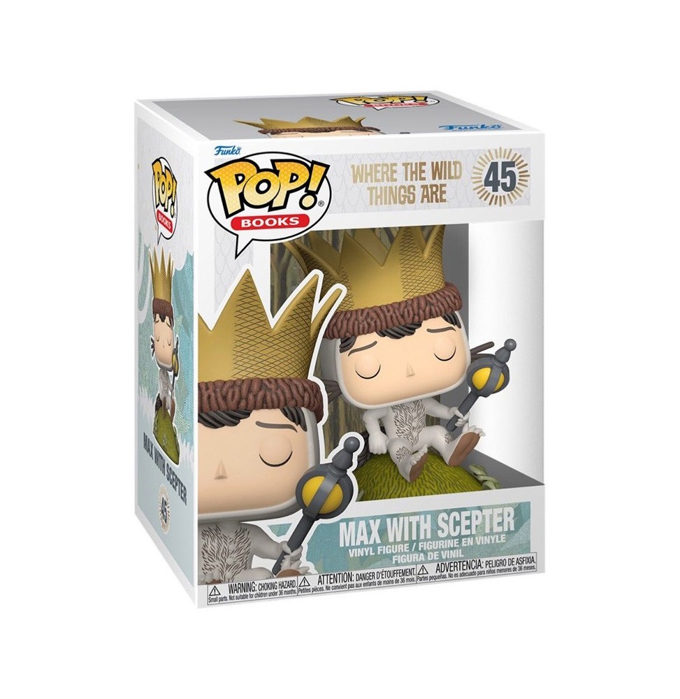 Funko Pop ! Max et Les Maximonstres - Max with Scepter (10 cm)