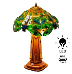 Set a Construire Pantasy Retro Collection - Stained Glass Table Lamp (36 cm)