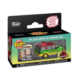 Funko Bitty Pop ! Jurassic Park - Jurassic SUV with Dr. Grant