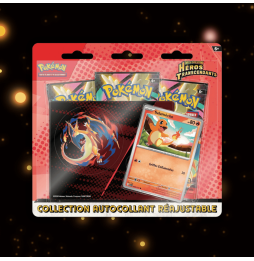 Tripack Pokémon Méga Évolution : Héros Transcendants (ME2.5) - Salamèche ou Fantominus (Modèle Aléatoire)