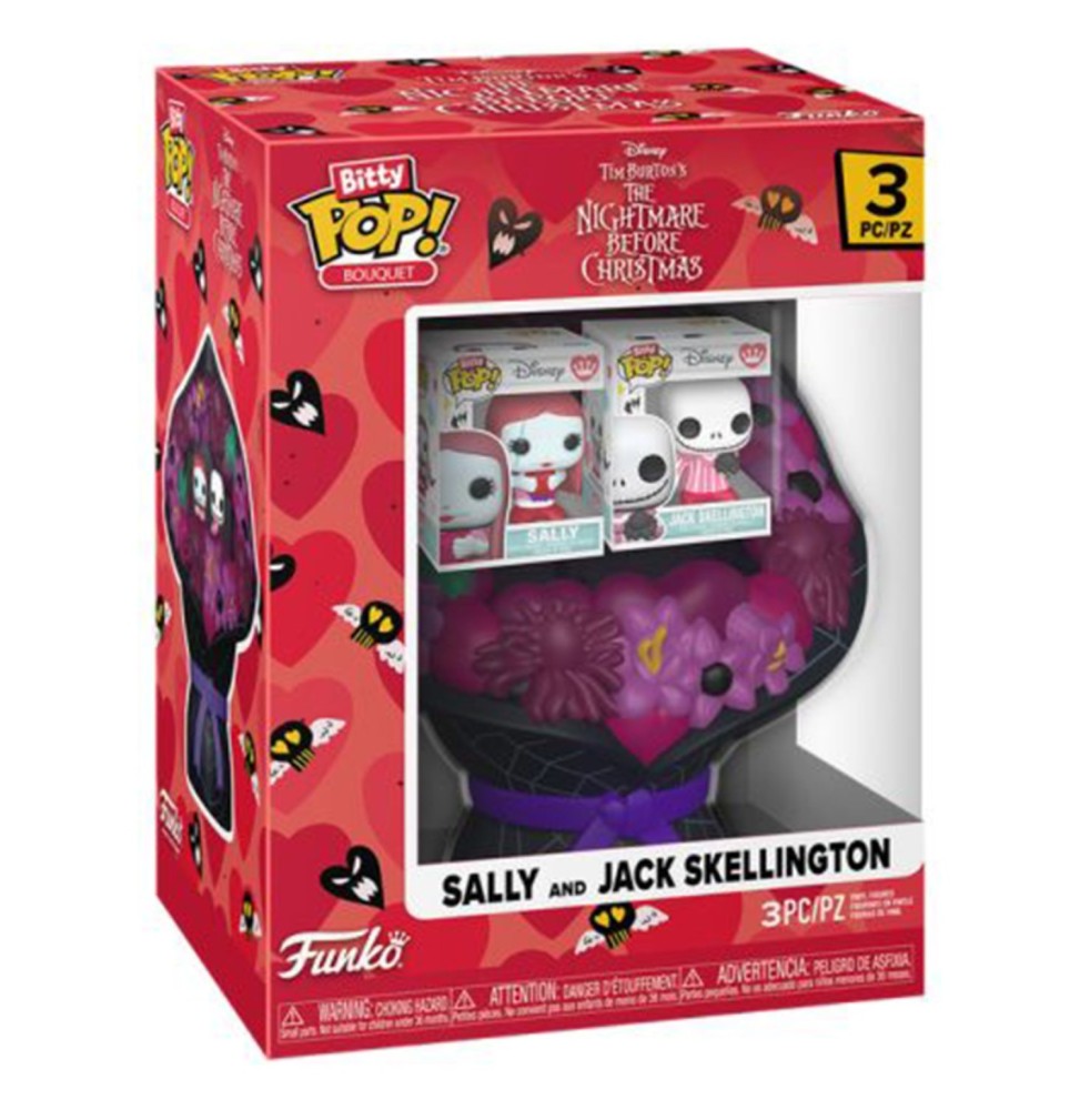 Funko Bitty Pop ! Disney - Bouquet Nightmare Before Christmas Valentines