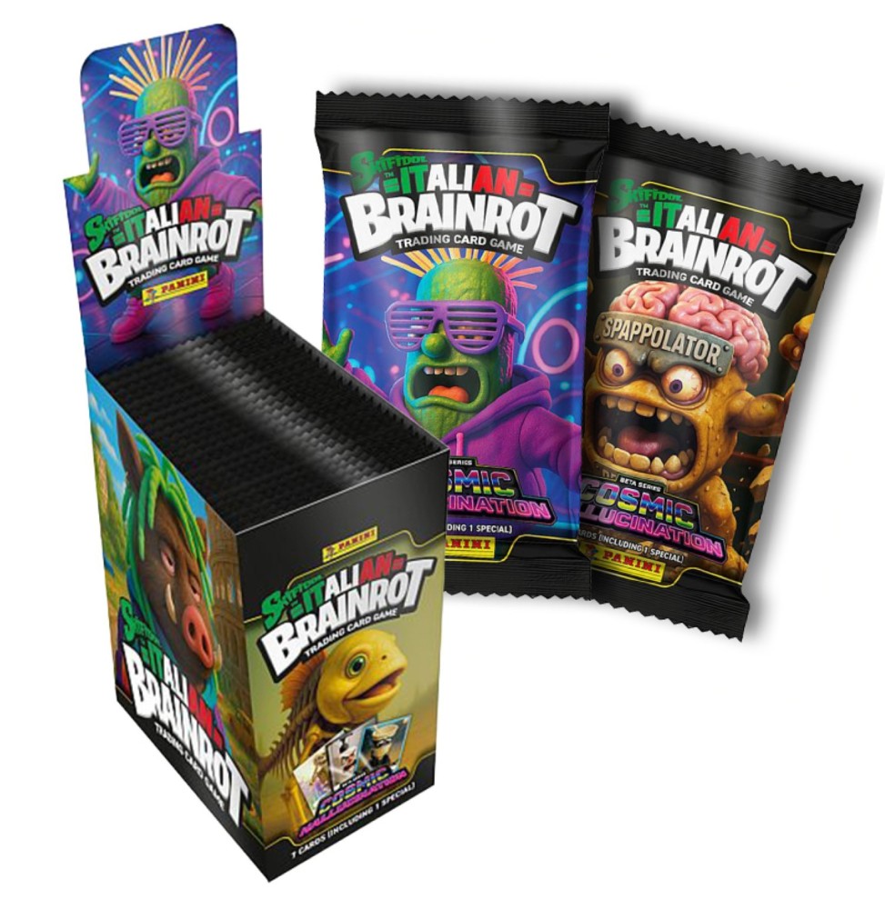 Display Cartes Panini Skifidol Italian Brainrot Vol.2 (24 Pochettes)