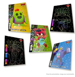 Starter Pack Cartes Panini Brawl Stars (1 Classeur + 2 Pochettes + 1 Carte Edition Limitee)
