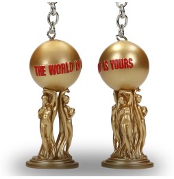 Porte Cle 3D Metal Scarface - The World Is Yours (7 cm)