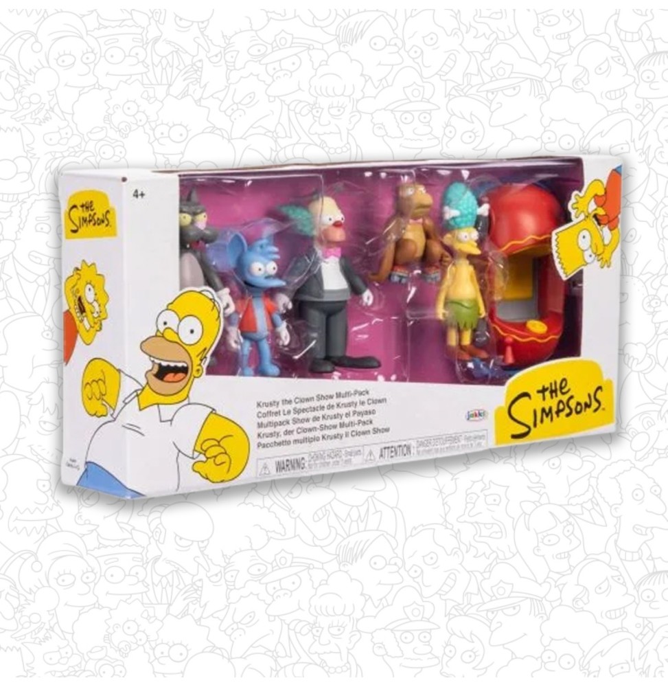 Figurine The Simpsons - Krusty The Clown Multipack (6 cm)