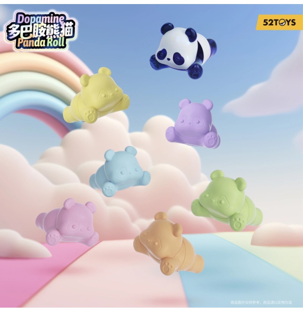 52Toys Panda Roll - Dopamine Pandas (Boîte de 6)