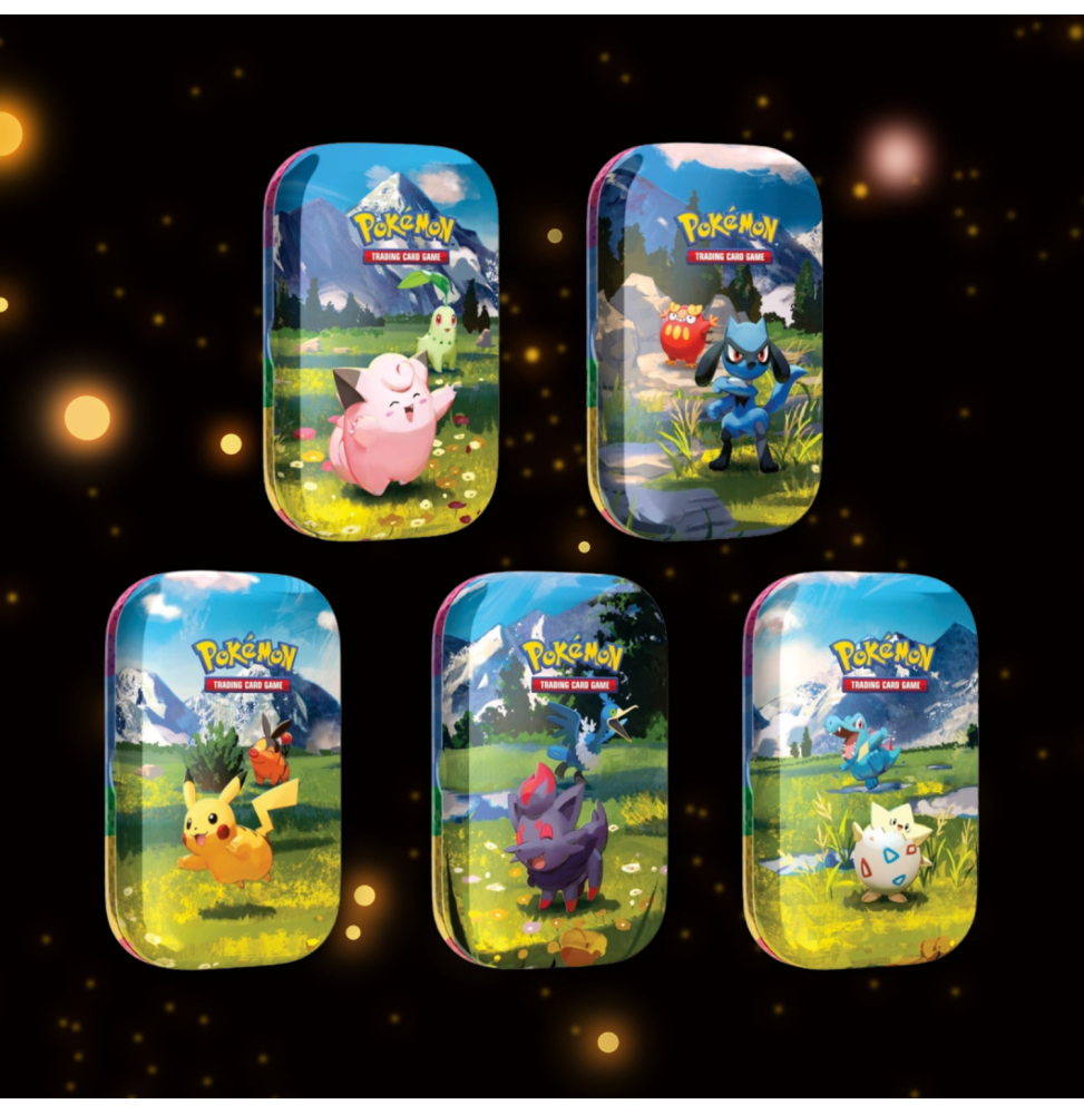 Mini Tin Pokémon Méga Évolution : Héros Transcendants (Modèle Aléatoire)