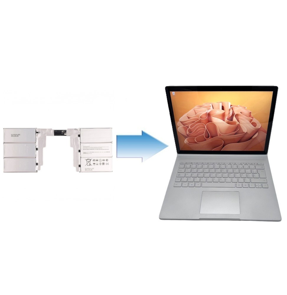 Changement Batterie Microsoft Surface Book 3 13"  (1900/1908/1909)