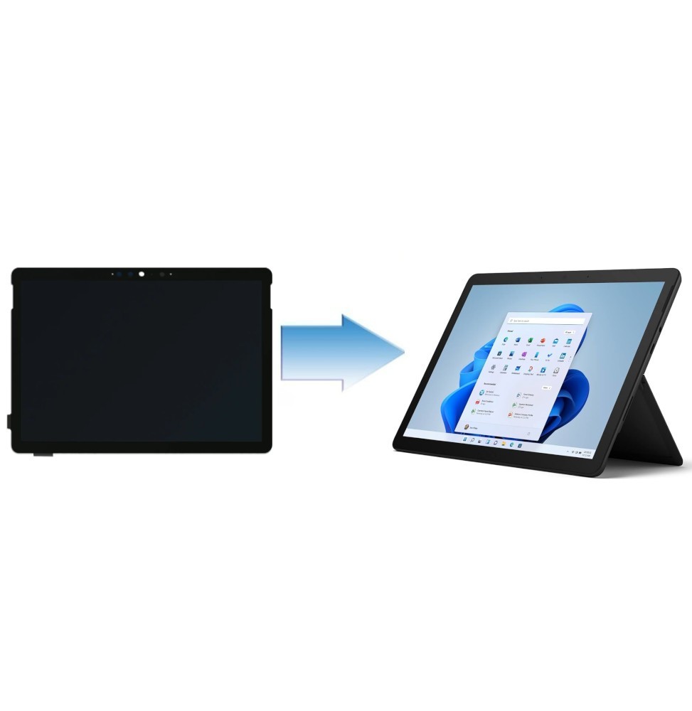 Changement Ecran LCD + Tactile Microsoft Surface GO 3 1926