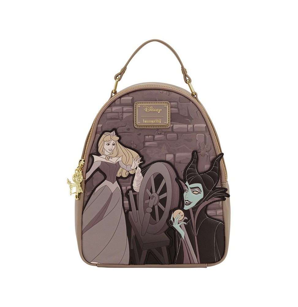 Mini Sac à Dos Loungefly Disney - Sleeping Beauty Spinning Wheel
