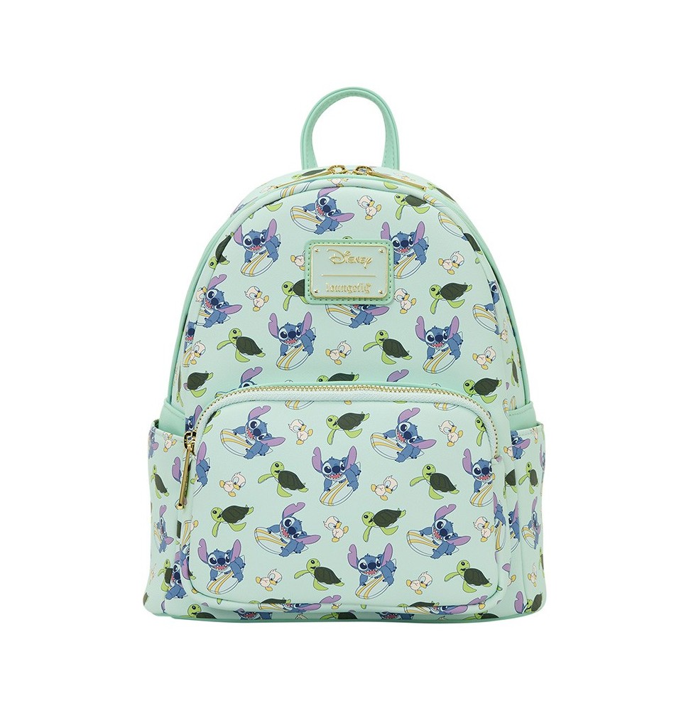 Mini Sac à Dos Loungefly Disney - Aop Stitch And Duck