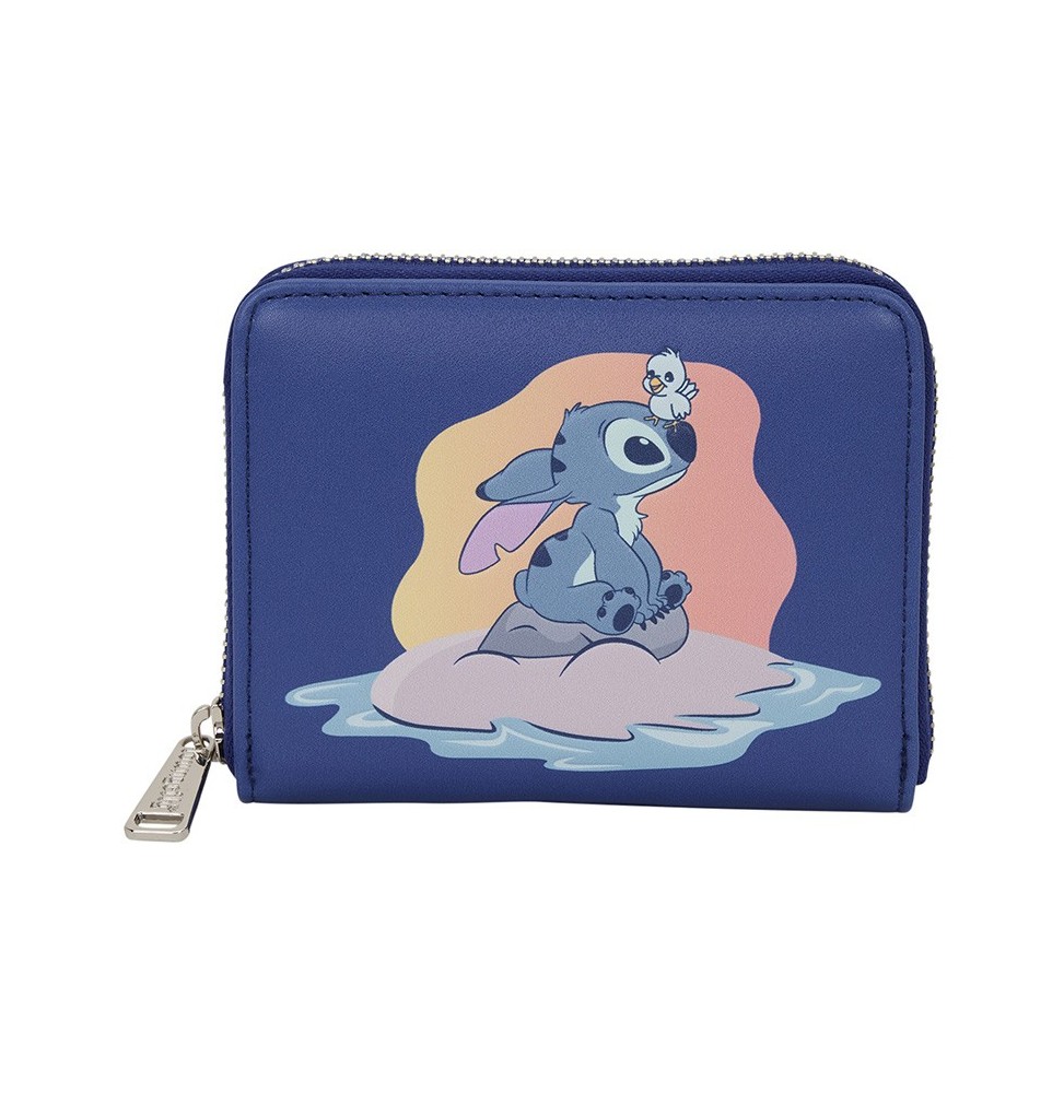 Portefeuille Loungefly Disney - Lilo And Stitch Minimal Sitting On Rock With Bird