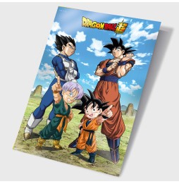 Poster 3D Dragon Ball Super - Battle Of Gods Goku Vegeta Family (40x60 cm)