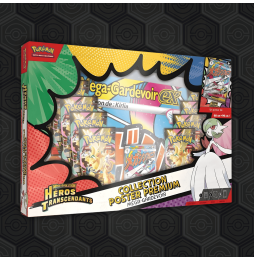 Coffret Collection Poster Pokémon Méga-Évolution : Héros Transcendants - Méga-Lucario / Méga-Gardevoir (Modèle Aléatoire)