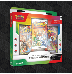 Coffret Pokémon Collection Illustration Premiers Partenaires (Série 1)