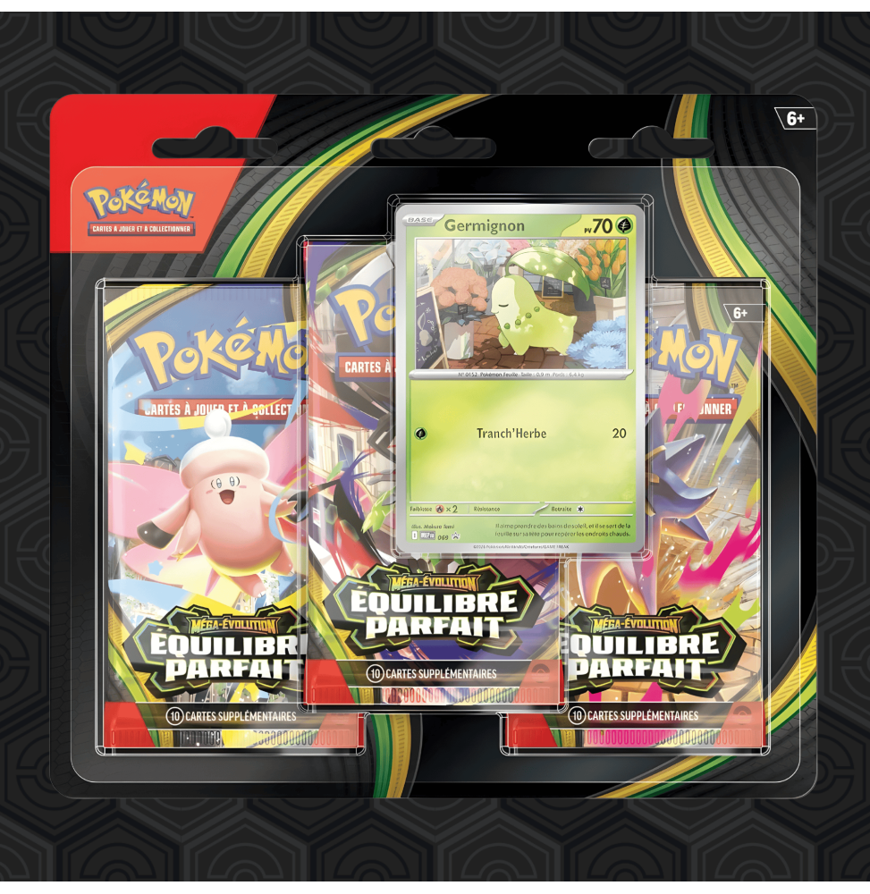 Tripack Pokémon Méga-Évolution : Équilibre Parfait (Modèle Aléatoire)