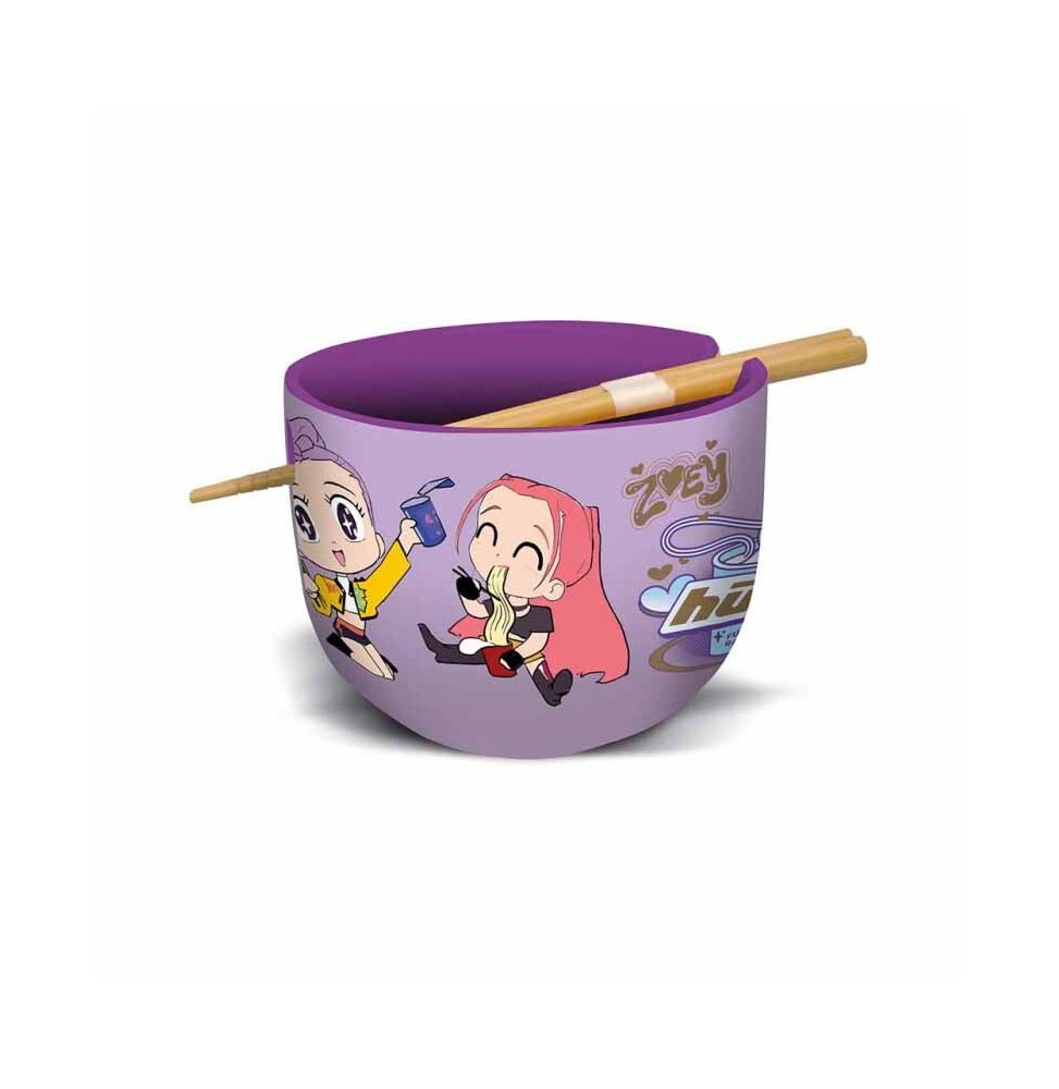 Bol à Ramen Kpop Demon Hunters - Avec Baguettes